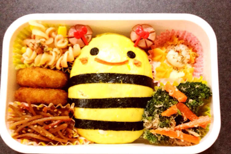 キャラ弁 ハチ イモムシ レシピ 作り方 By 森下さんチのママさん クックパッド 簡単おいしいみんなのレシピが358万品