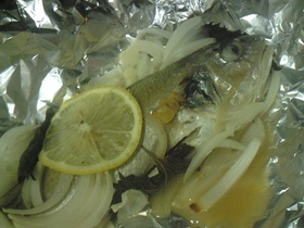 あっさり♪イシモチのホイル焼き