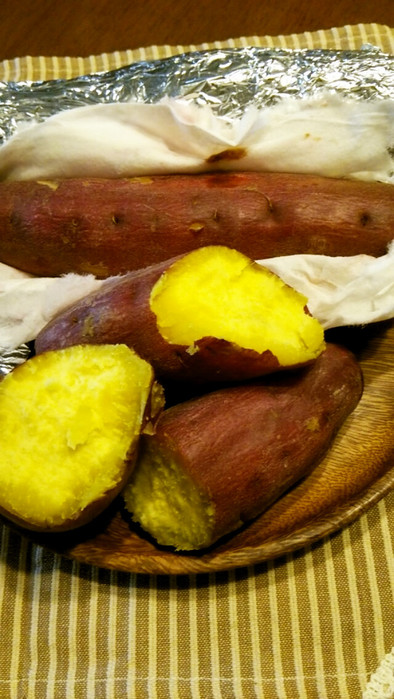 お家で簡単！本格焼き芋＊さつまいも♪の写真