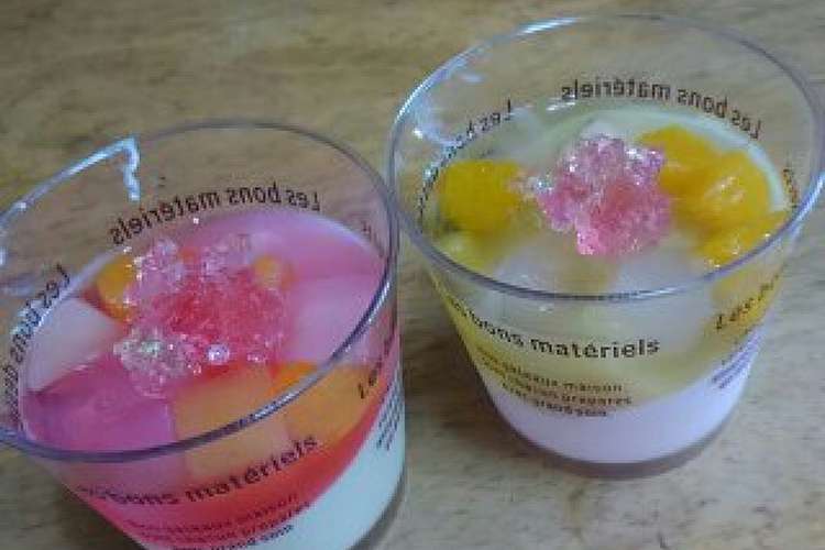 おしゃれゼリー レシピ 作り方 By ぺちっとぽむ クックパッド 簡単おいしいみんなのレシピが359万品