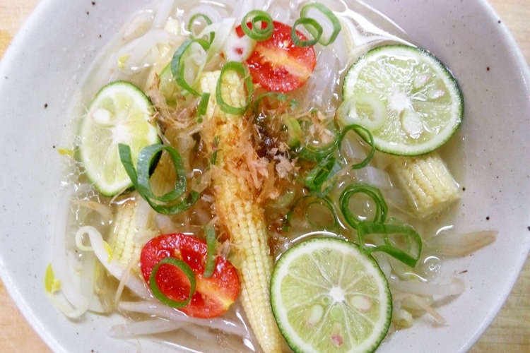 フォーは魚アラで美味 ア ラ フォー レシピ 作り方 By ケンさんの彩り料理 クックパッド 簡単おいしいみんなのレシピが361万品