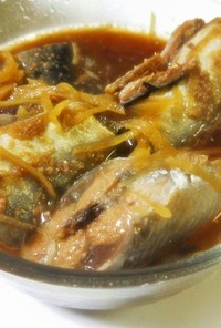 秋刀魚の味噌煮(圧力鍋で骨まで柔らか)