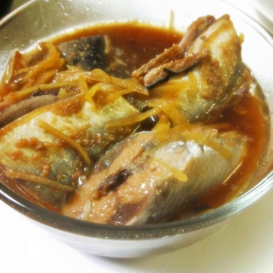 秋刀魚の味噌煮(圧力鍋で骨まで柔らか)の画像