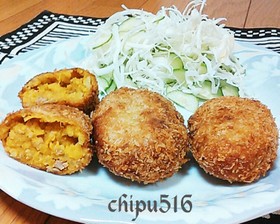簡単 子供が喜ぶ!かぼちゃのコロッケ