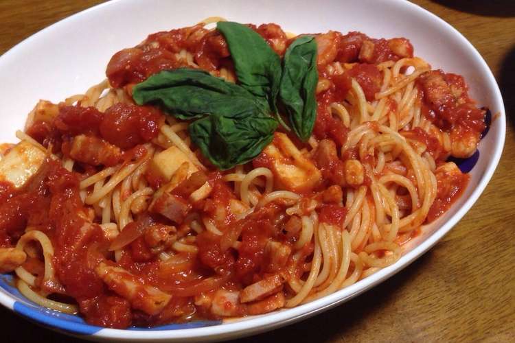 超簡単シーフードトマトパスタ レシピ 作り方 By おーとくれーる クックパッド