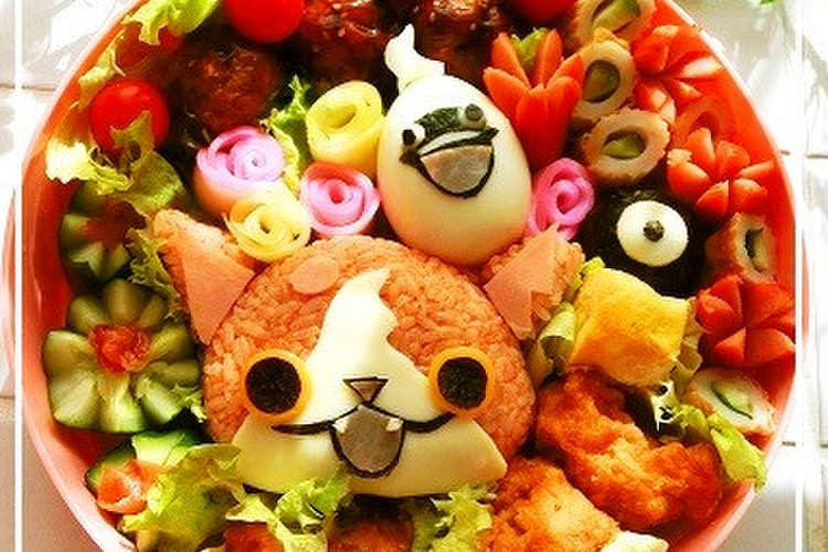 妖怪ウォッチ キャラ弁 運動会 レシピ 作り方 By いちごぱぴこ クックパッド 簡単おいしいみんなのレシピが376万品
