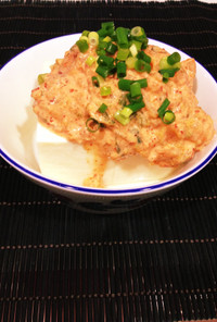 キムチマヨネーズの豆腐サラダ