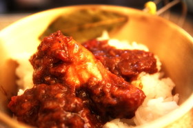 キャンプで作るインド風チキンカリー