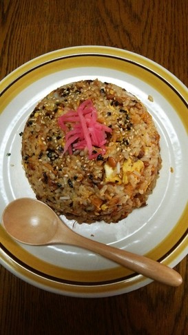 納豆入れてもパラパラチャーハン♪