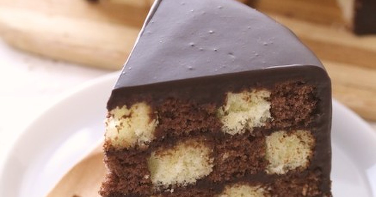 チェッカーボードケーキのレシピ