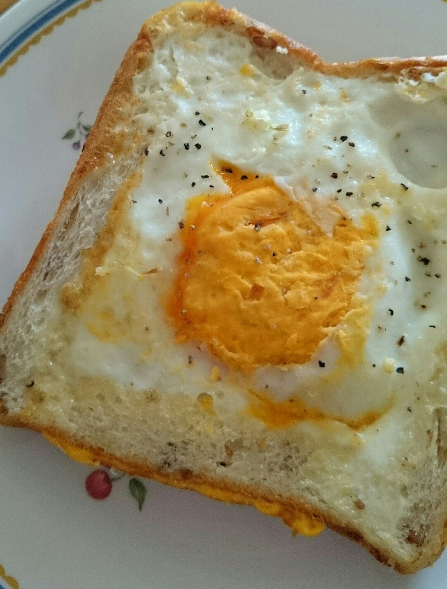 ﾌﾗｲﾊﾟﾝでｷｬﾍﾞﾂ卵ﾁｰｽﾞﾊﾟﾝの画像