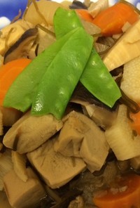 高野豆腐の煮しめビーガン・グルテンフリー