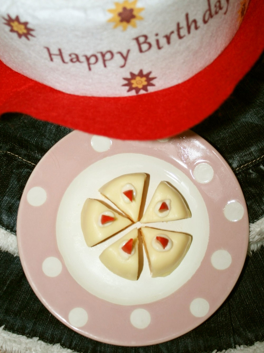 誕生日に♡ショートケーキのマッシュポテトの画像