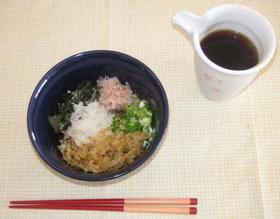 食が進む!ぶっ掛け蕎麦
