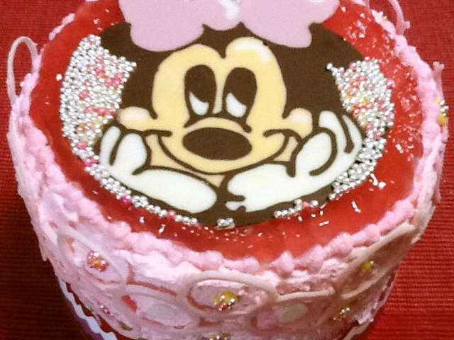 ミニー ちゃん ケーキ 500 トップ画像のレシピ