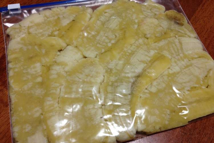バナナはつぶして冷凍保存 レシピ 作り方 By さっちんちゃん クックパッド 簡単おいしいみんなのレシピが358万品