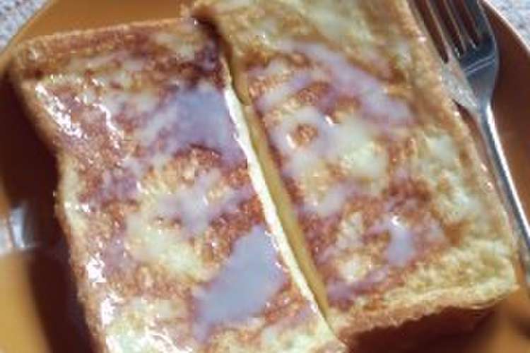 牛乳を使わない 練乳フレンチトースト レシピ 作り方 By 悠季 恵 クックパッド