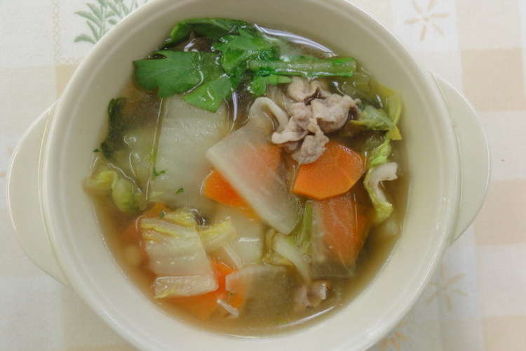 冬野菜のスープ レシピ 作り方 By 宝塚市学校給食 クックパッド 簡単おいしいみんなのレシピが352万品