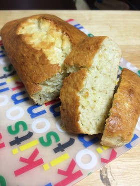 HMで簡単!しっとりバナナパウンドケーキ