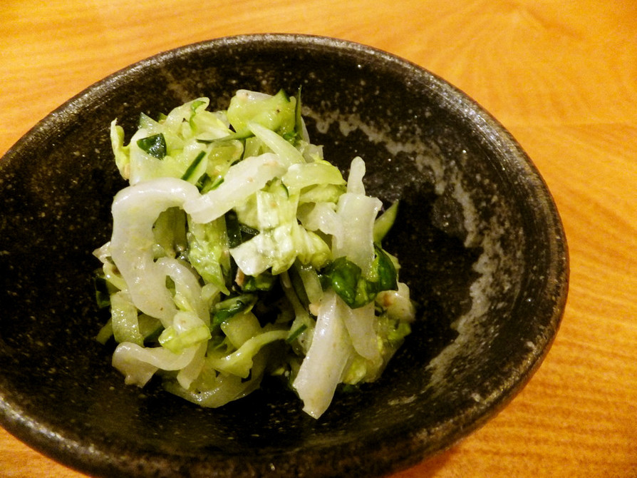 白菜ときゅうりのサラダ…ごまドレ…の画像