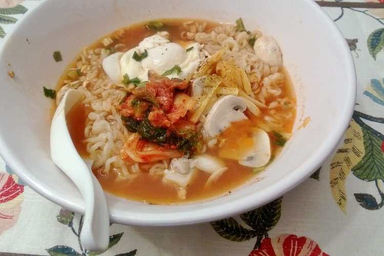 おいしいキムチラーメンの食べ方 レシピ 作り方 By ニューヨーク妻 クックパッド 簡単おいしいみんなのレシピが367万品