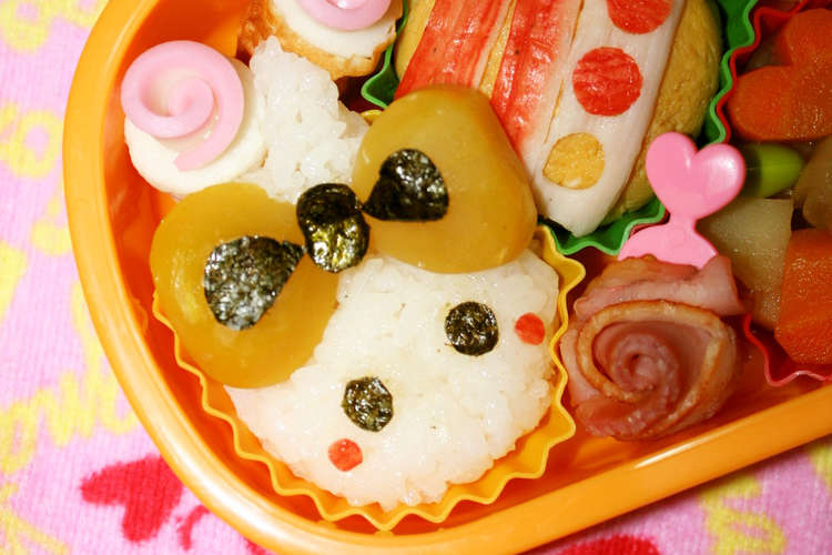 お弁当に キャラ弁ほっぺちゃんゴハン レシピ 作り方 By Yakopuyo クックパッド 簡単おいしいみんなのレシピが357万品