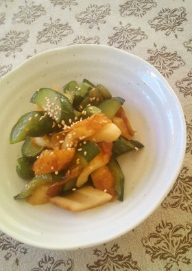胡瓜消費!胡瓜とちくわの照り煮