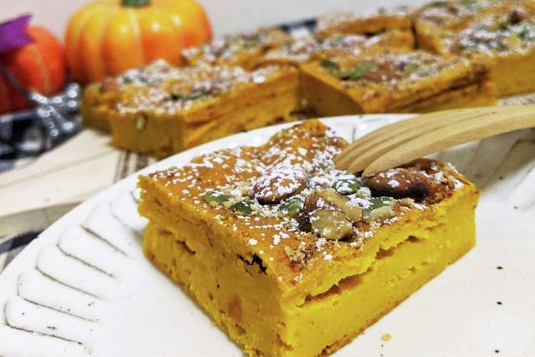 しっとり濃厚 かぼちゃのチーズケーキ レシピ 作り方 By まつえり クックパッド 簡単おいしいみんなのレシピが350万品