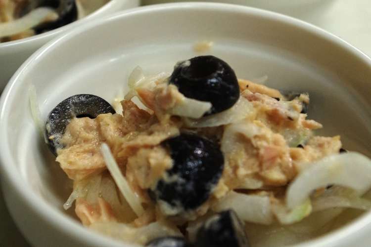 ブラックオリーブとツナのサラダ レシピ 作り方 By Tama Sora クックパッド 簡単おいしいみんなのレシピが374万品