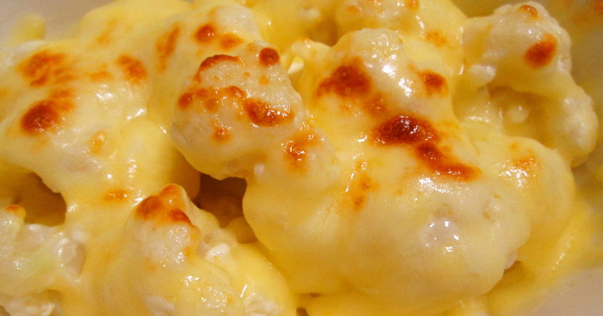 軽くて簡単なチーズカリフラワーグラタンのレシピ