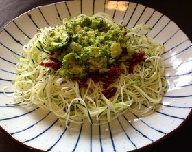 ローパスタ♡アボカドソース