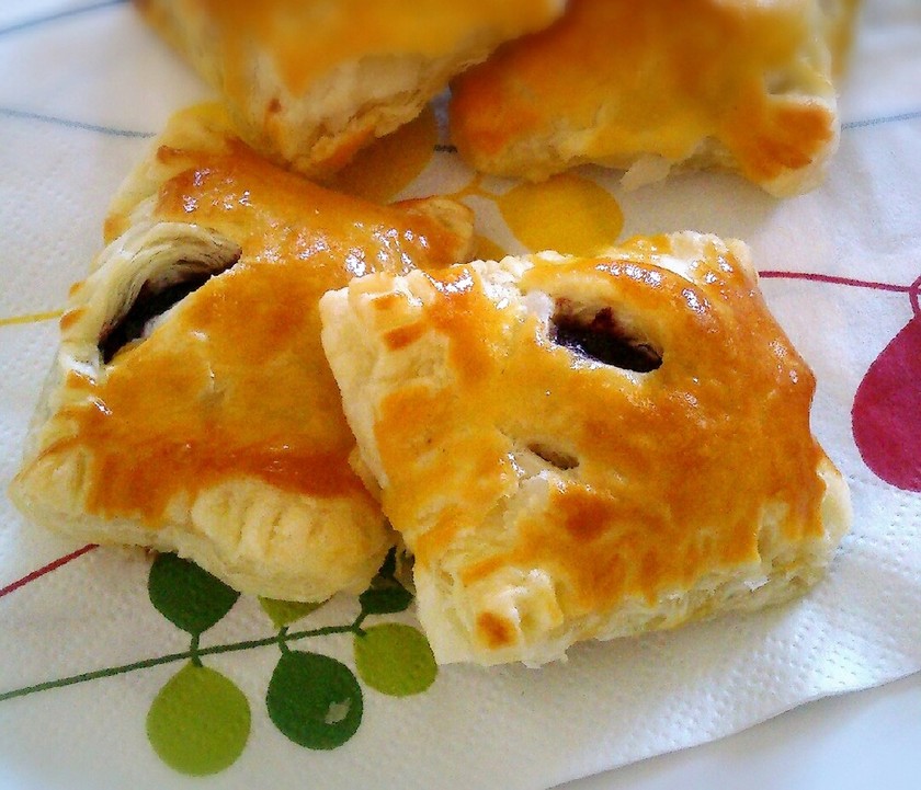 焼かないブルーベリークリームチーズパイのレシピ