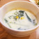 小松菜とコーンのミルクスープ