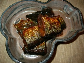 サンマの揚げ煮