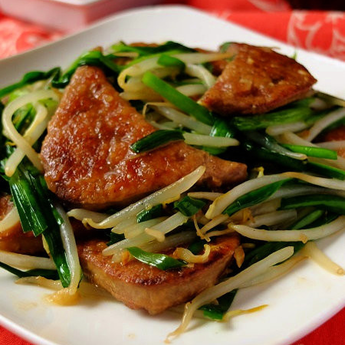 下味しっかり☆レバニラ炒め！