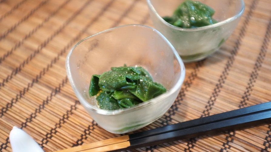 おかわかめのお浸し by sachi825 【クックパッド】 簡単おいしいみんなのレシピが392万品