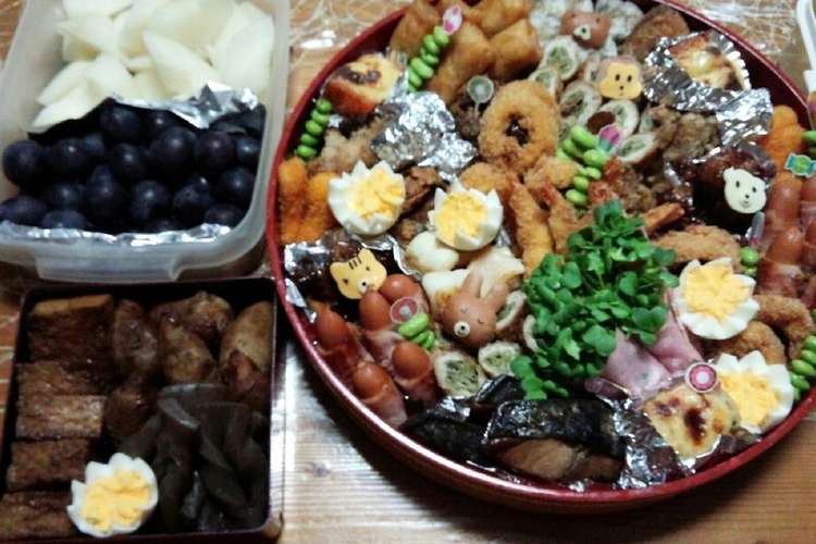 保育園運動会お弁当 14 9月大人数 レシピ 作り方 By 農家の嫁様 クックパッド 簡単おいしいみんなのレシピが352万品