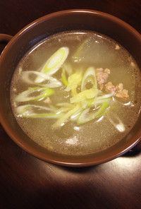 洋風レストランで食べた♡冬瓜スープ