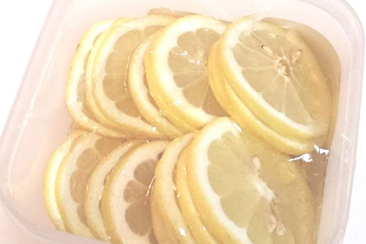 蜂蜜屋さんの簡単蜂蜜レモン漬け レシピ 作り方 By 藤原養蜂場のハチ子 クックパッド 簡単おいしいみんなのレシピが355万品