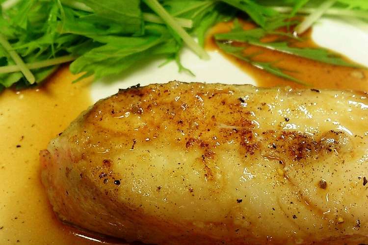 赤魚のムニエル柑橘バターしょうゆソース レシピ 作り方 By Naccchang クックパッド 簡単おいしいみんなのレシピが361万品