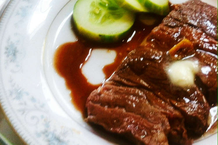簡単おいしー ステーキソース レシピ 作り方 By ごくもり クックパッド