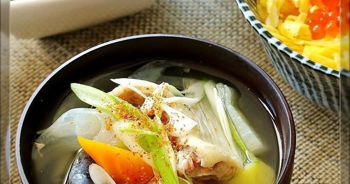 簡単 秋の味覚秋鮭 鮭のあら汁 レシピ 作り方 By どんぴんたん クックパッド 簡単おいしいみんなのレシピが361万品