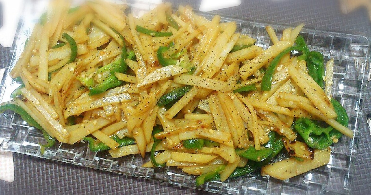 じゃがいもとピーマンのにんにくマヨ炒め by 新米mama＊ 【クックパッド】 簡単おいしいみんなのレシピが356万品