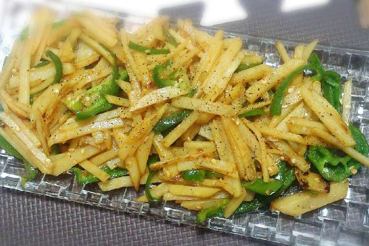 じゃがいもとピーマンのにんにくマヨ炒め レシピ 作り方 By 新米mama クックパッド
