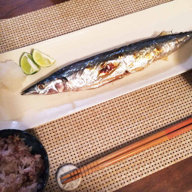秋刀魚☆美味しく焼くさばき方写真付き！の画像