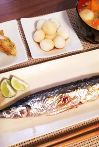 秋刀魚☆美味しく綺麗な食べ方写真付き！