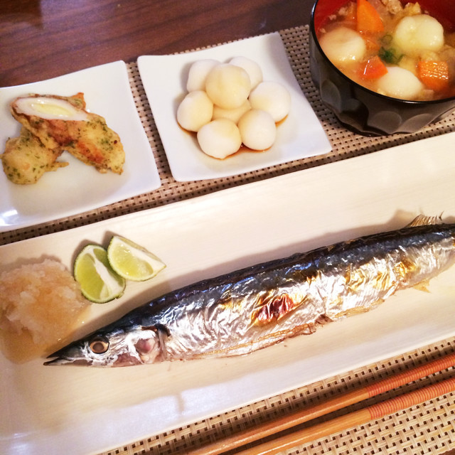 秋刀魚☆美味しく綺麗な食べ方写真付き！の画像