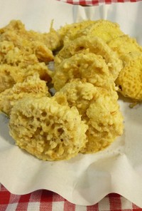 鶏レンコンの天ぷら(カレー風味)