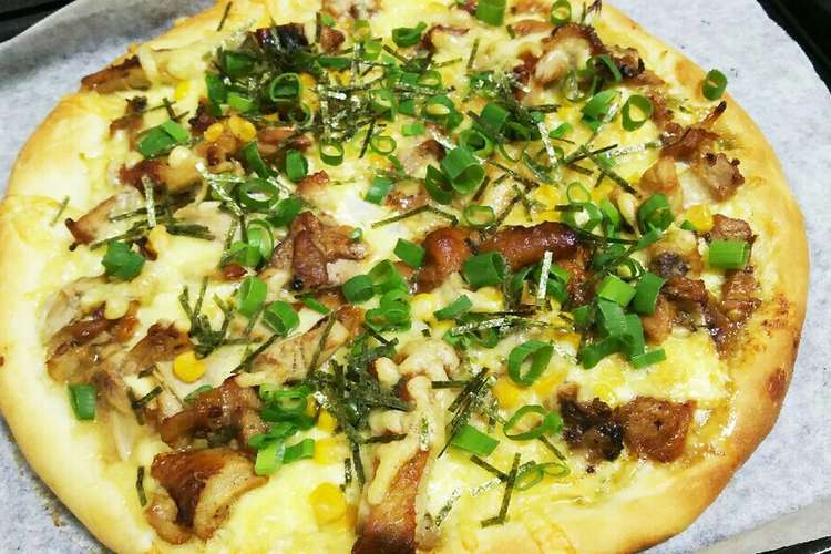 照り焼きチキンピザ テリネギ風にも レシピ 作り方 By Pokoぽん 彡 クックパッド