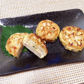 15分で簡単!和風れんこんのはさみ焼き★
